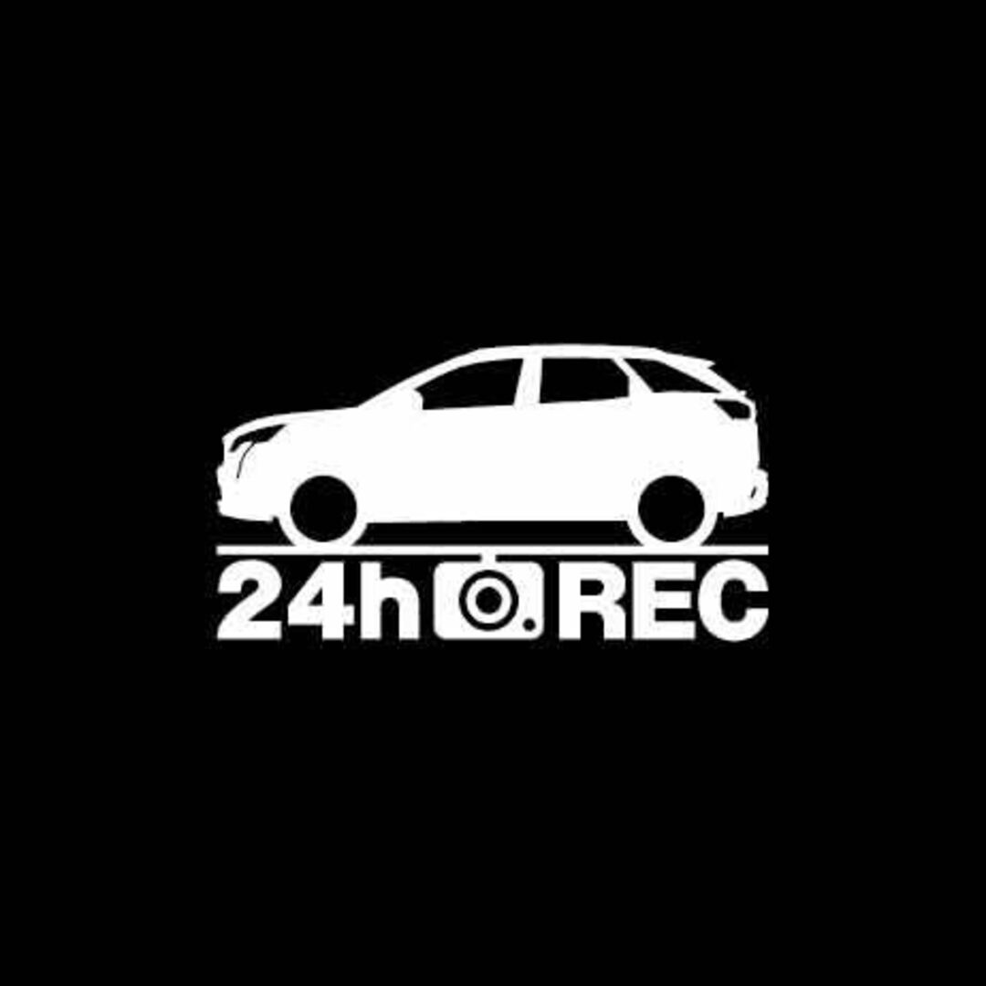 Peugeot(プジョー)の【ドラレコ】プジョー 3008【P84系】後期型 24時間 録画中 ステッカー 自動車/バイクの自動車(セキュリティ)の商品写真