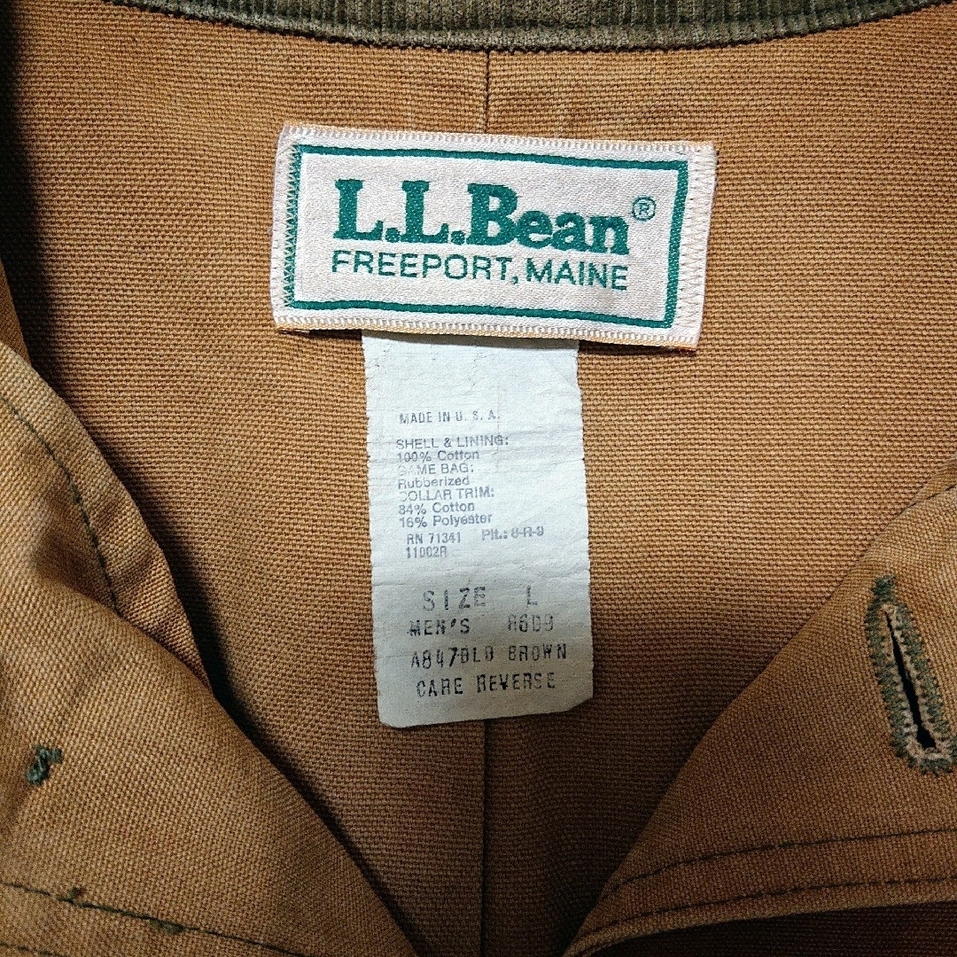 L.L.Bean - 【L.L.Bean】フィールドコート/USA製Lサイズ/80 L.L.Bean - 【L.L.Bean】フィールドコート/USA製Lサイズ/80