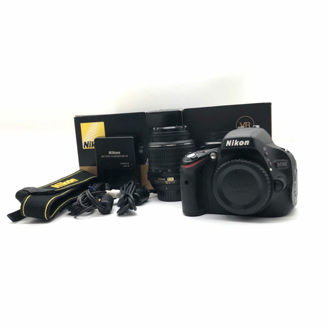 Nikon 【17134】ニコン 一眼レフカメラ D5100 18-55 VR レンズキットの通販 by 【おたから】※購入申請必須※｜ニコン ならラクマ