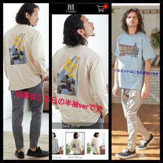 カンビオ(Cambio)のカンビオ ベージュバック(Tシャツ/カットソー(半袖/袖なし))