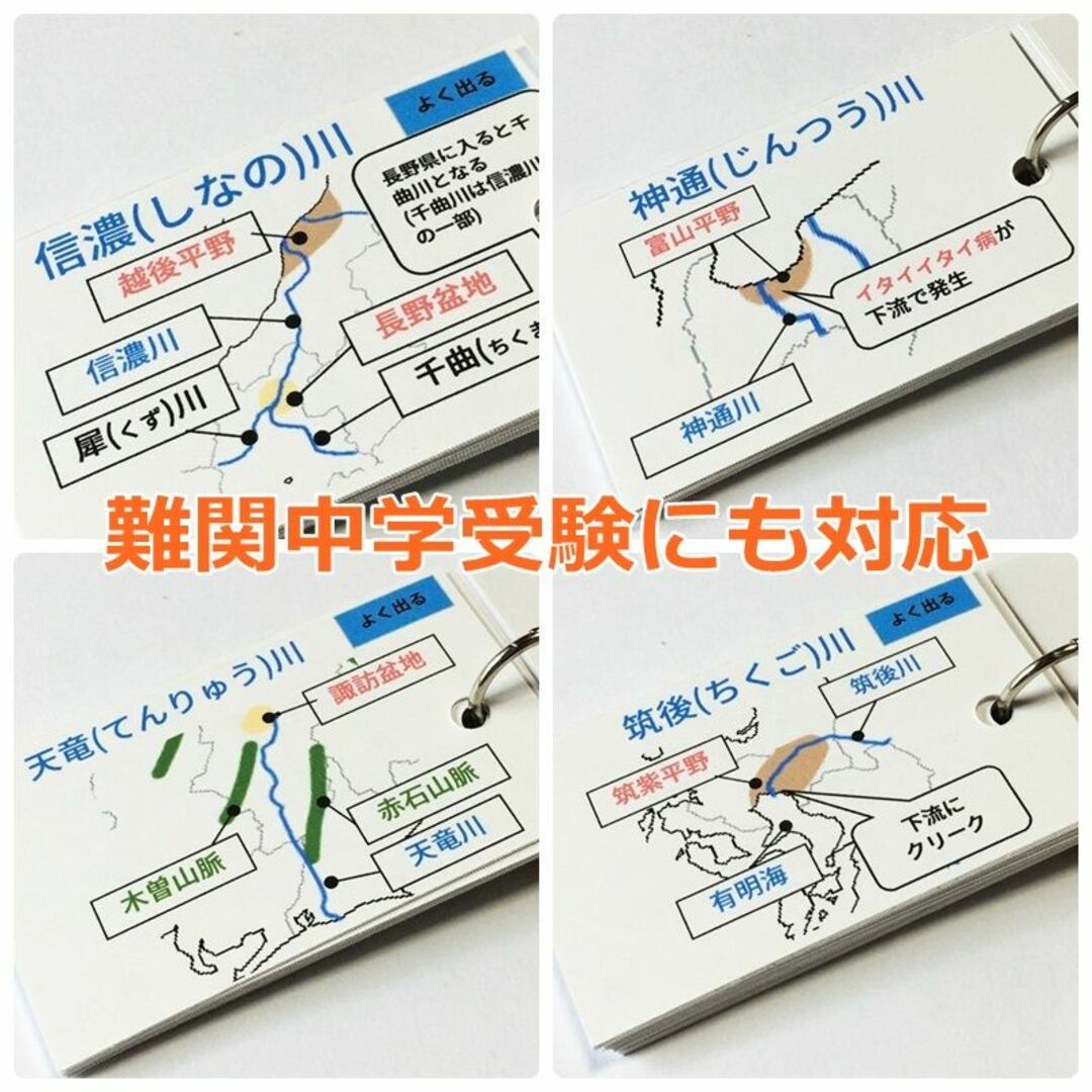 【085】中学受験社会　地理マスター　地形編　中学入試　問題集　参考書