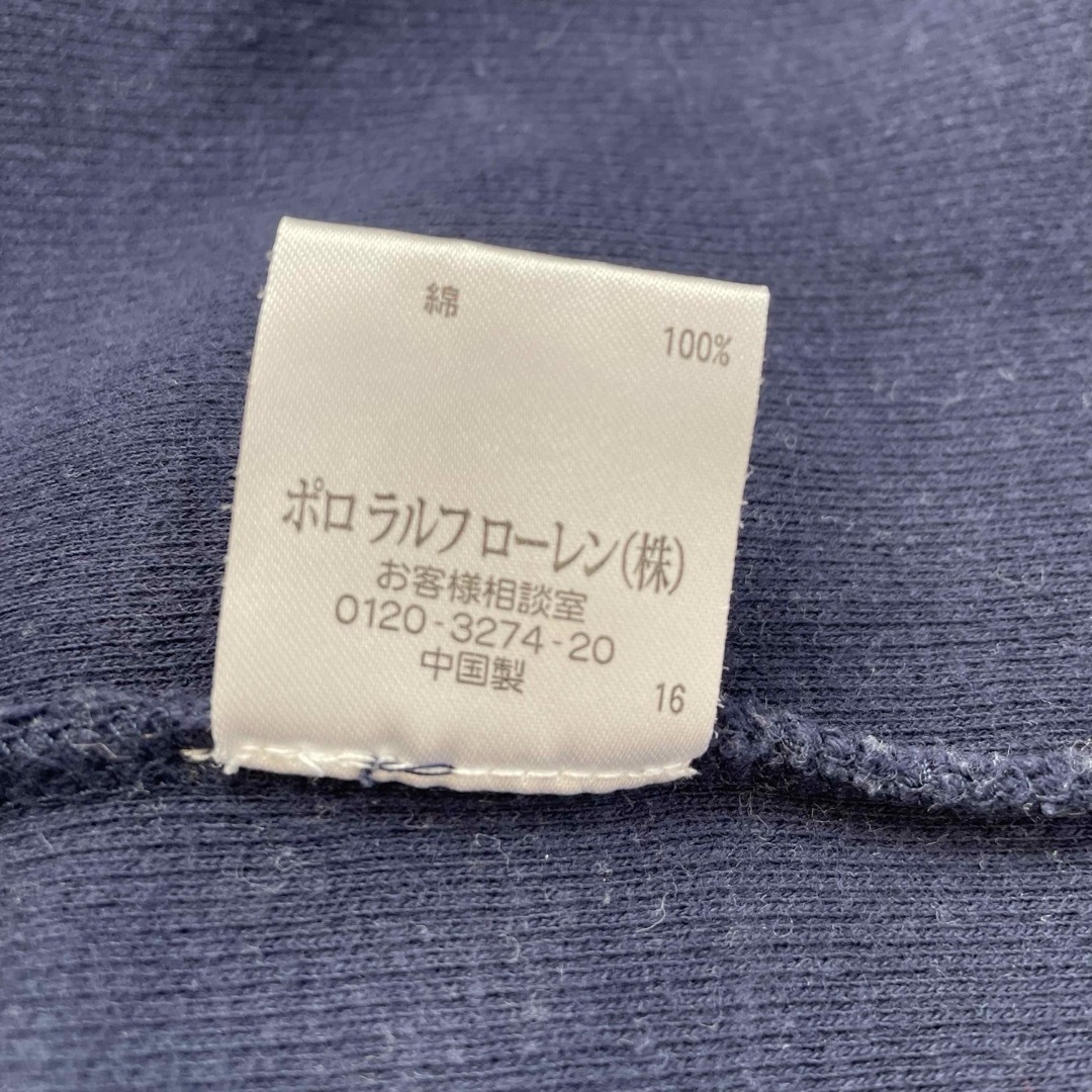 Ralph Lauren(ラルフローレン)のラルフローレン カバーオール 80cm 12M ネイビー コットン キッズ/ベビー/マタニティのベビー服(~85cm)(カバーオール)の商品写真