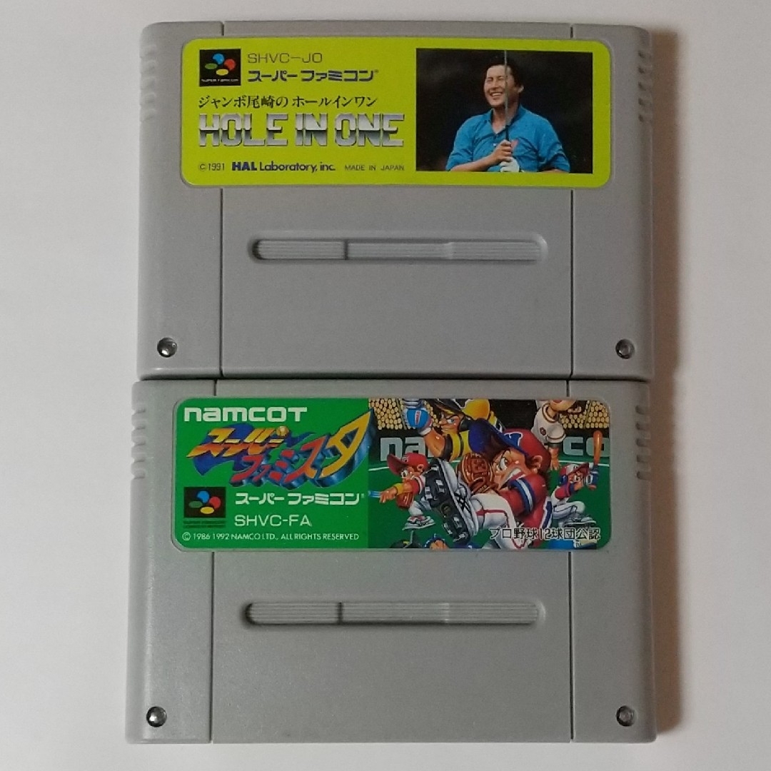 スーパーファミコン - SFCカセット2本セットジャンボ尾崎の