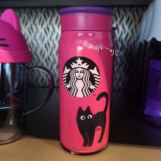 スターバックス(Starbucks)のスタバ　ハロウィン2023　ステンレスボトル　キャット　完売品　新品　黒猫(タンブラー)