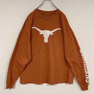 LONGHORNS 長袖 プリント シャツ(スウェット)