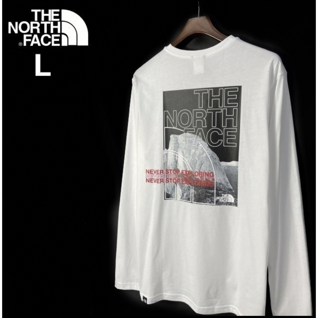 THE NORTH FACE ロンT US限定 (USサイズL)白 6