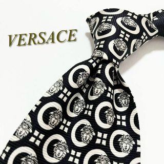 Gianni Versace - 【高級ネクタイ✨️極美品✨️】VERSACE 赤系 ワン