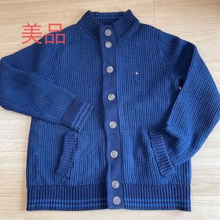 トミーヒルフィガー(TOMMY HILFIGER)の（TOMMY HILFIGER）メンズ　カーディガン　XL 〈美品〉(カーディガン)