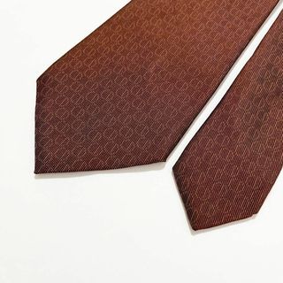 オンラインショップ 美品 ディオールオム ネクタイ 黒 トロッター CD