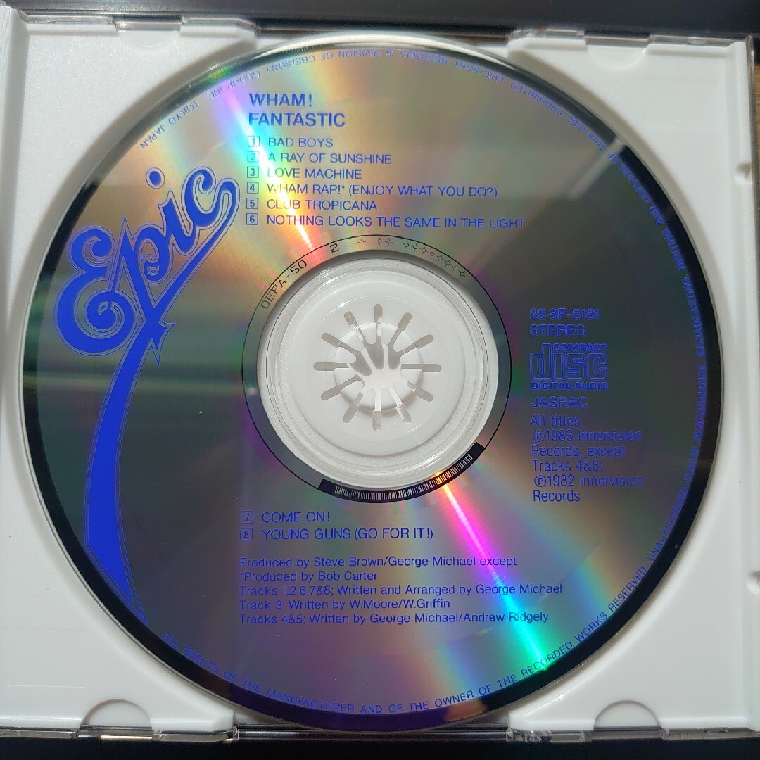 SONY(ソニー)の国内盤 ワム！CD／ファンタスティック 帯付き 極美品 エンタメ/ホビーのCD(ポップス/ロック(洋楽))の商品写真