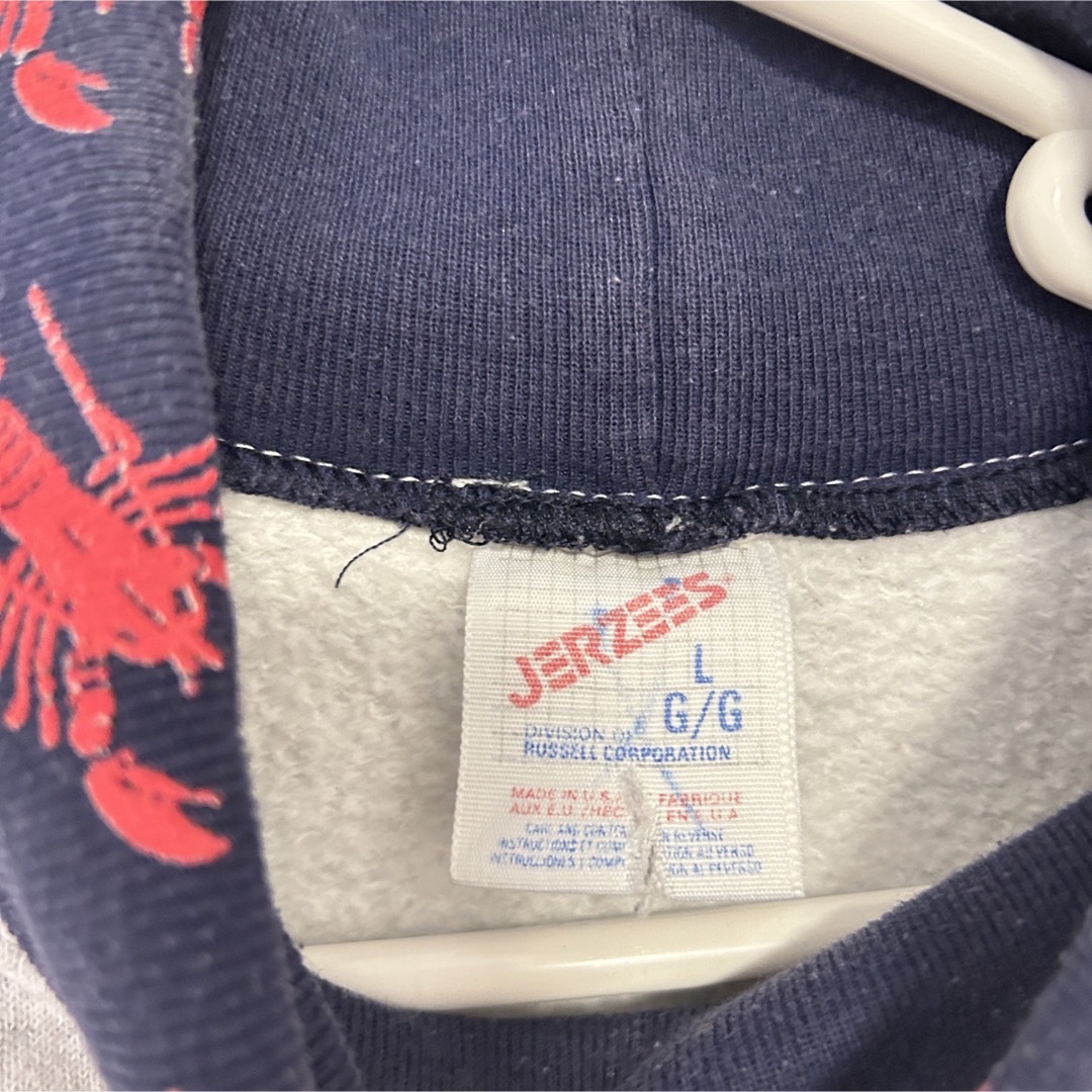 JERZEES(ジャージーズ)のUSA製　古着　jerzees ジャージーズ　ザリガニ　スウェット　L メンズのトップス(スウェット)の商品写真