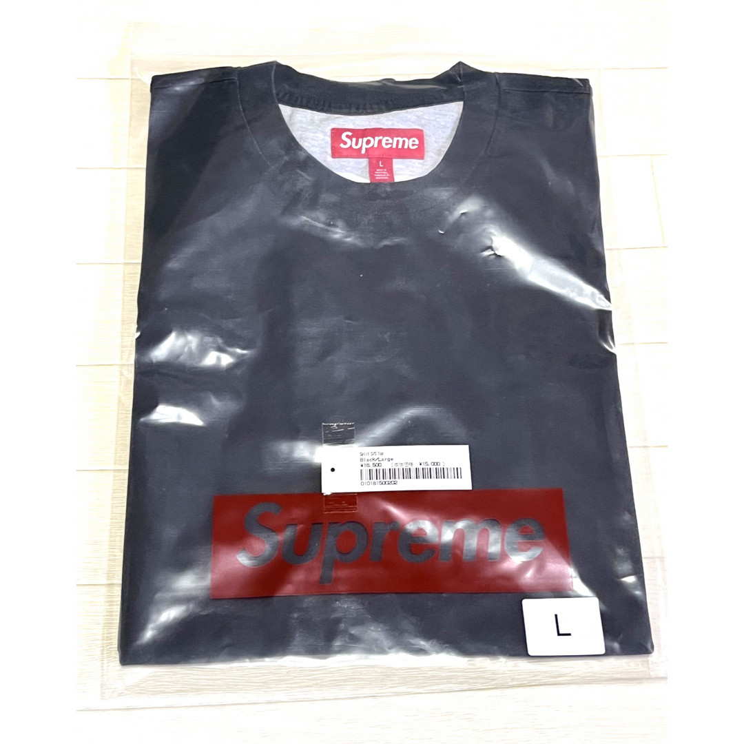 23FW Supreme Split S/S Top Black Largo