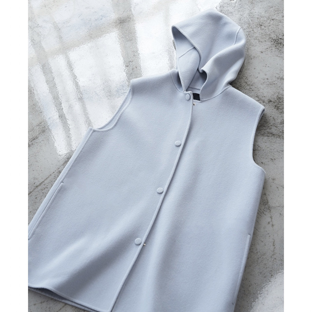 Theory - Theory 22AW 完売 フーディーアウター ジレ ベストの Theory - Theory 22AW 完売 フーディーアウター ジレ ベストの