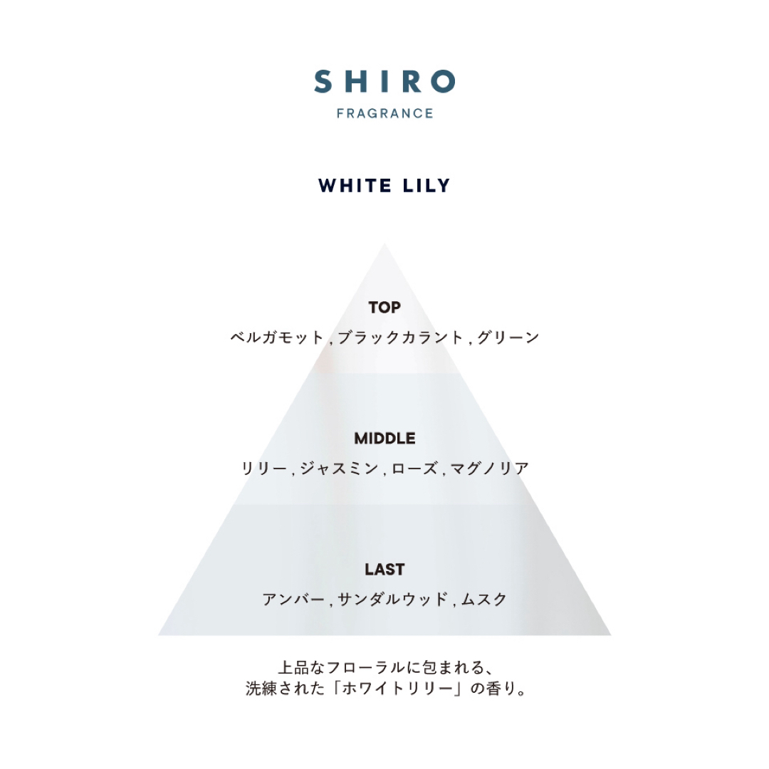 shiro(シロ)のSHIRO ホワイトリリー　ボディコロン コスメ/美容の香水(香水(女性用))の商品写真