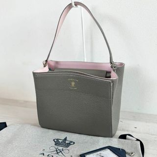 美品 A.D.M.J. エーディーエムジェイ ワンショルダーバッグ グレー-