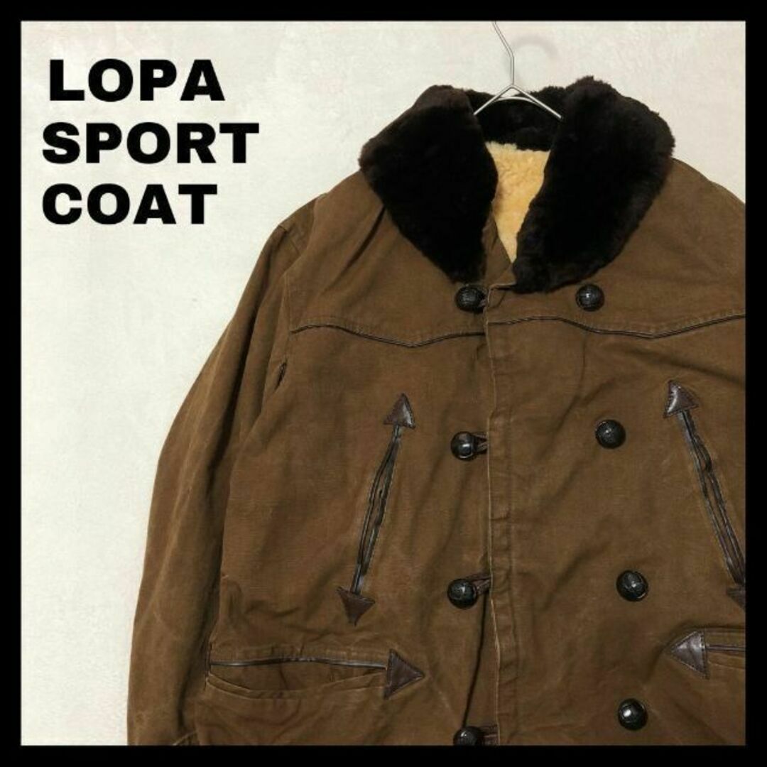 604 ヴィンテージ SPORT COAT 仏製　乗馬　本革コート　ジャケット