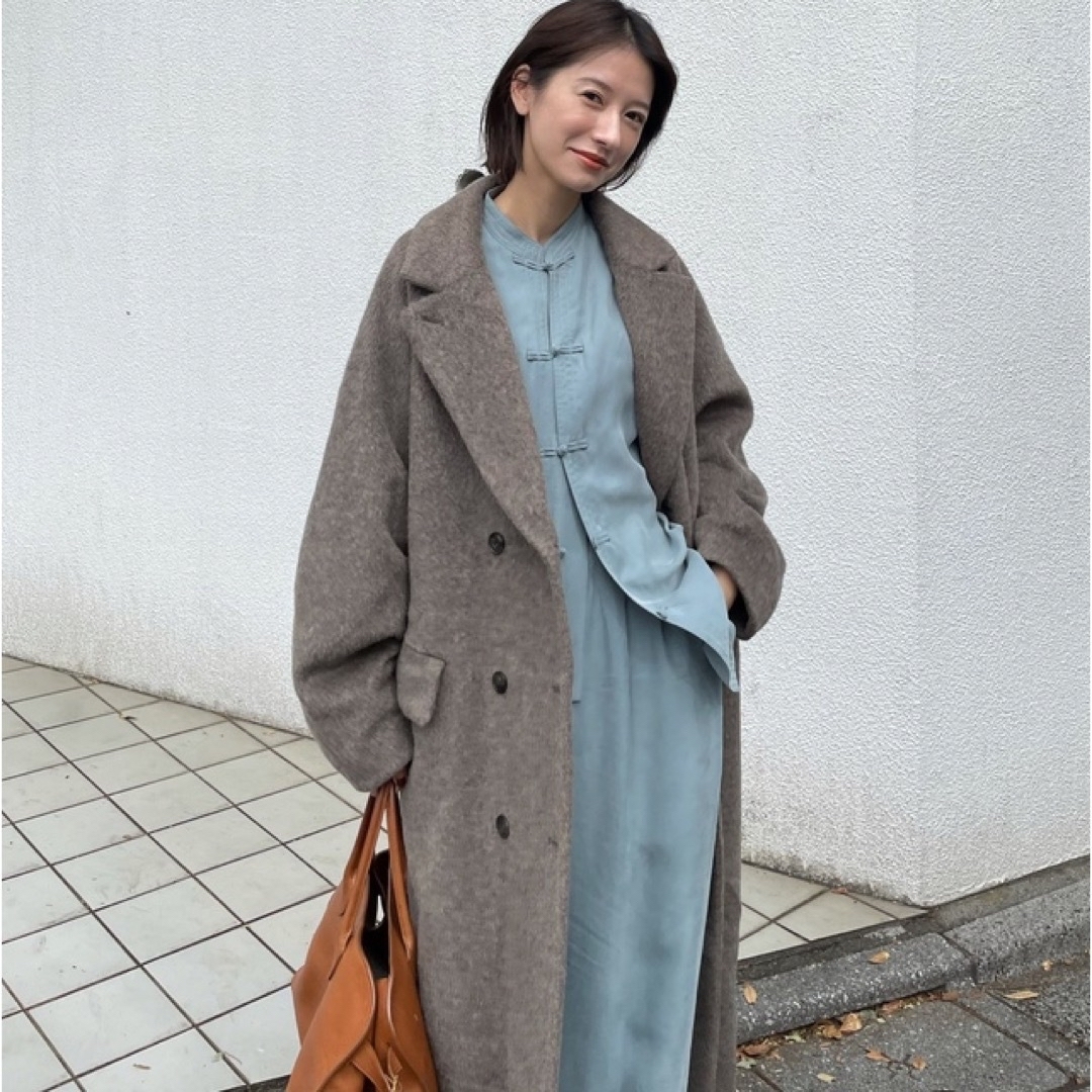 clane  ロングコート サイズ0 DOUBLE WOOL LONG COAT