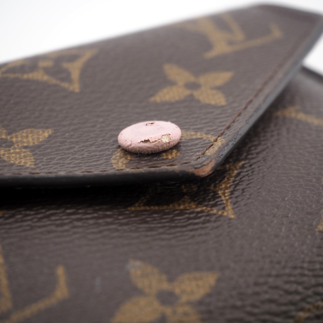 LOUIS VUITTON - ルイヴィトン LOUIS VUITTON 三つ折り財布 モノグラム