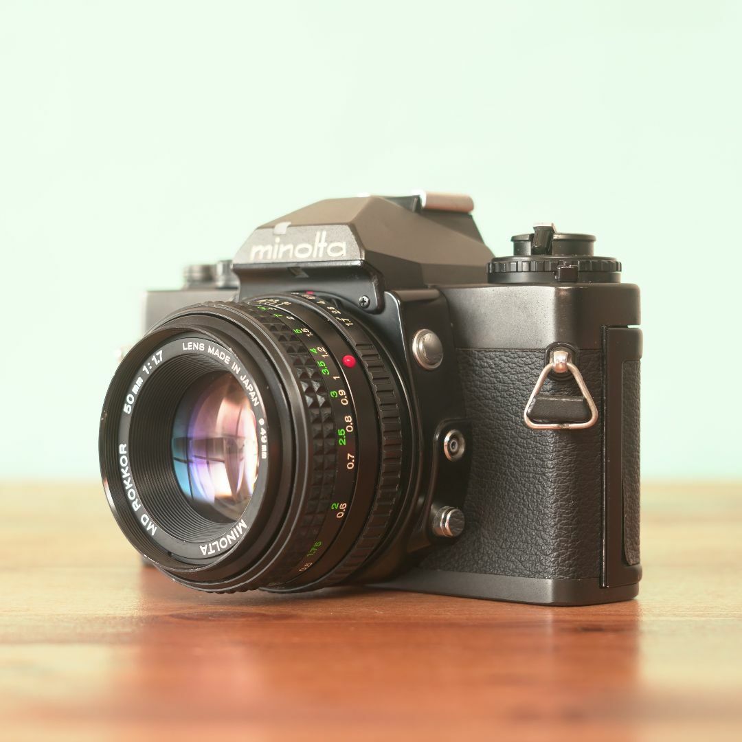 完動品◎ミノルタ XD ブラック × 50mm f1.7 フィルムカメラ #41