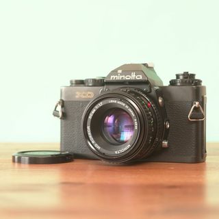 完動品◎ミノルタ XD ブラック × 50mm f1.7 フィルムカメラ #41