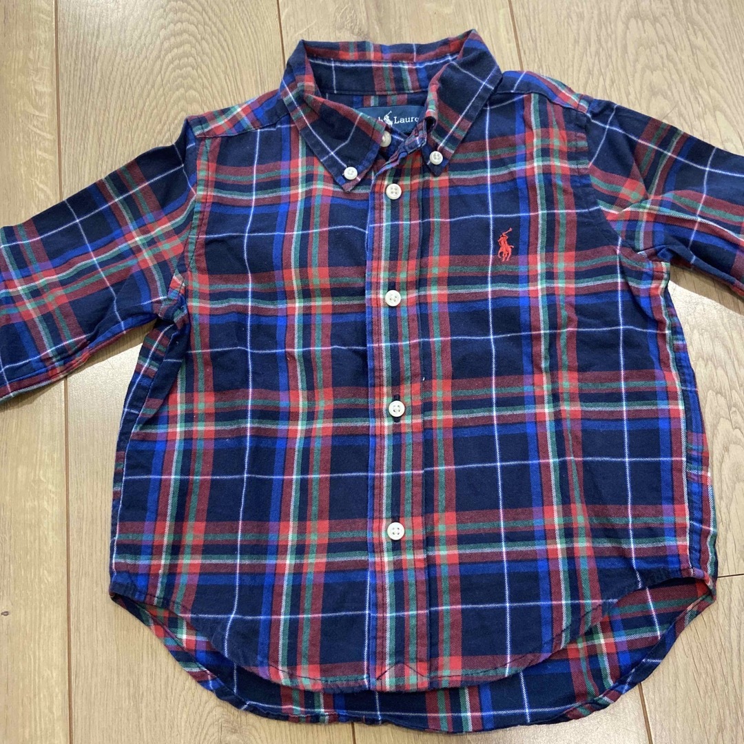 Ralph Lauren(ラルフローレン)のラルフローレン　キッズ長袖シャツ キッズ/ベビー/マタニティのキッズ服男の子用(90cm~)(ブラウス)の商品写真