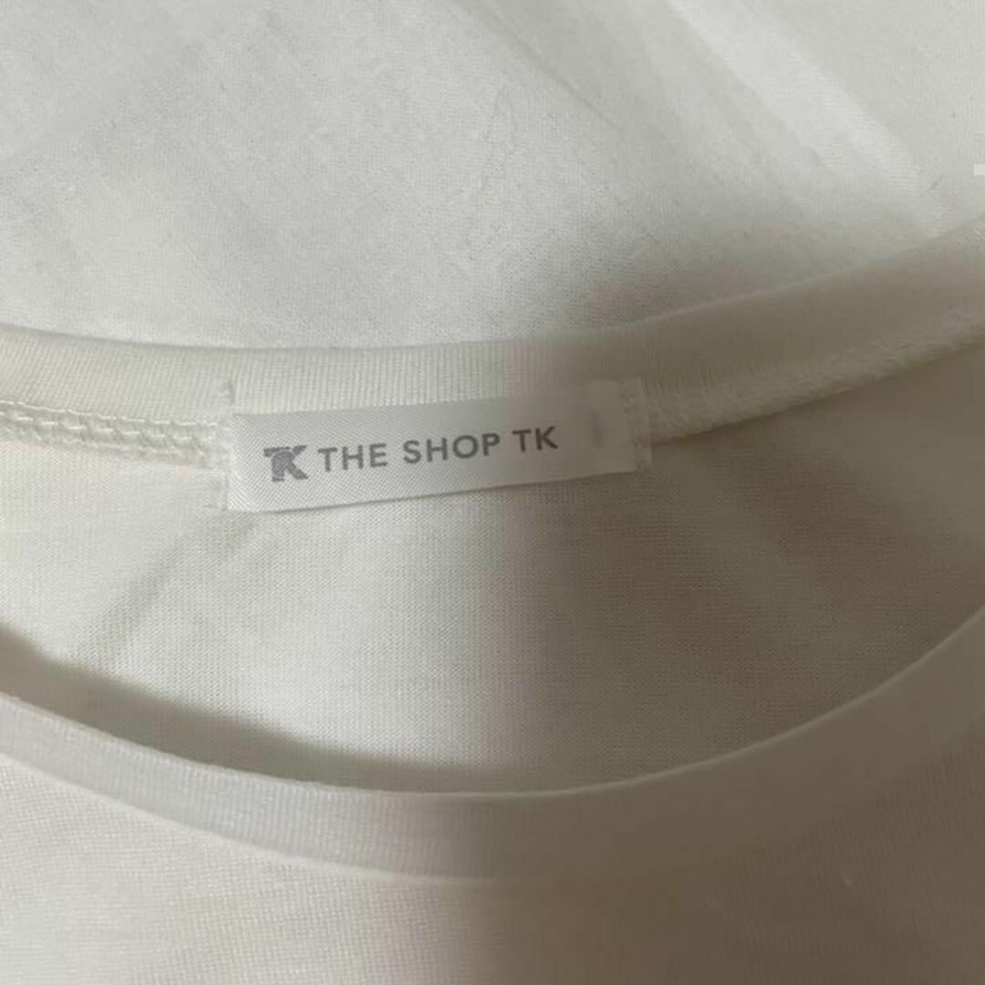 THE SHOP TK(ザショップティーケー)の★0205 THE SHOP TK レースシフォントップス レディースのトップス(Tシャツ(半袖/袖なし))の商品写真