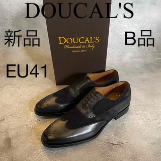 ドゥーカルス(DOUCAL'S)の新品 B品 DOUCAL'S チゼルトゥ フルブローグオックスフォード コンビ(ドレス/ビジネス)