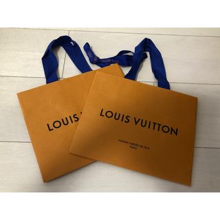 ルイヴィトン(LOUIS VUITTON)のルイ・ヴィトン　ショッパー　紙袋　　2枚セット(ショップ袋)