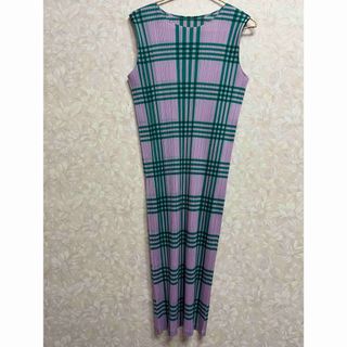 PLEATS PLEASE ISSEY MIYAKE - プリーツプリーズワンピース チェックの