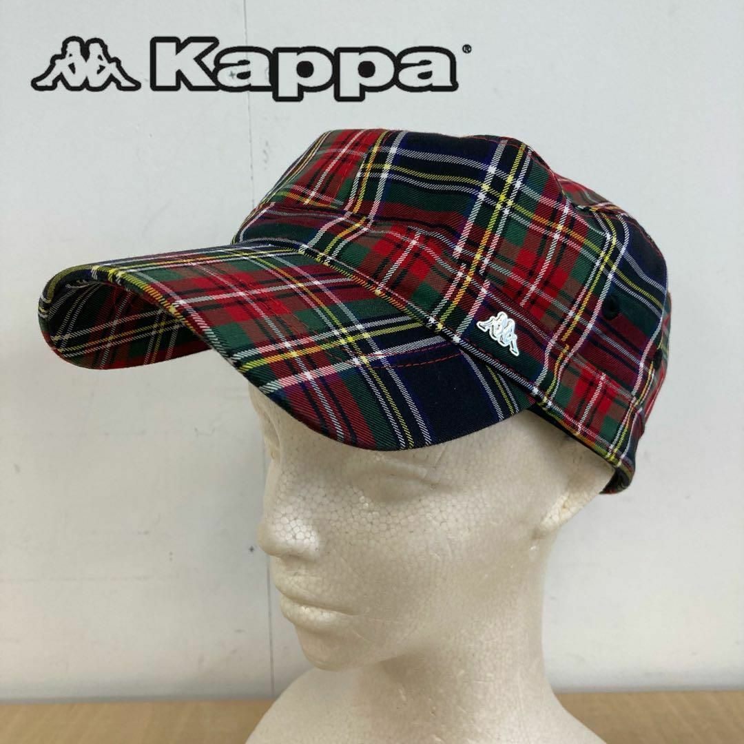 Kappa(カッパ)のKappa タータンチェックワークキャップ メンズの帽子(キャップ)の商品写真