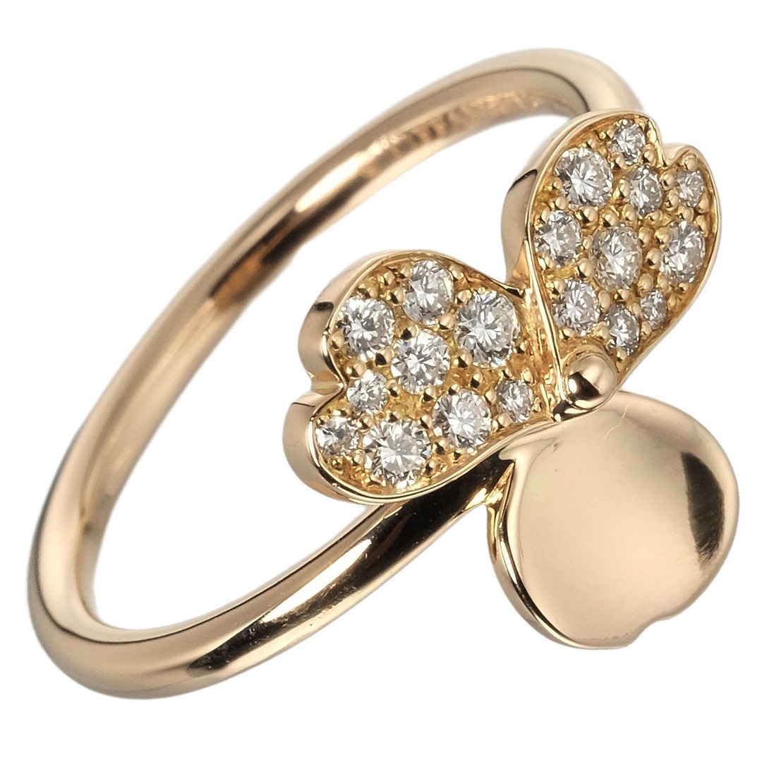 Tiffany & Co.(ティファニー)の【TIFFANY&Co.】ティファニー ペーパーフラワー 2.74g K18ピンクゴールド×ダイヤモンド 9号 レディース リング・指輪 レディースのアクセサリー(リング(指輪))の商品写真