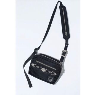 トーガ(TOGA)の最安　即完売　TOGA×PORTER トーガポーター Belt bag ブラック(ボディーバッグ)