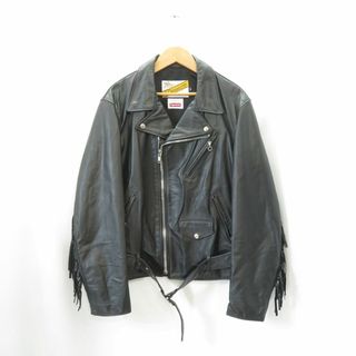 シュプリーム(Supreme)のSupreme×SCHOTT 17aw Chief Tassel Perfect Jacket(レザージャケット)