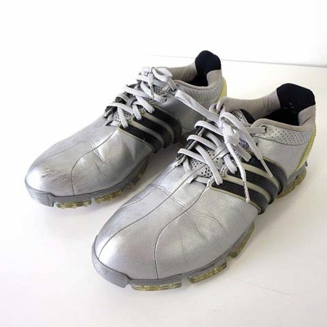 adidas - アディダス ゴルフシューズ TOUR 360 24.0cm シルバー 黒の