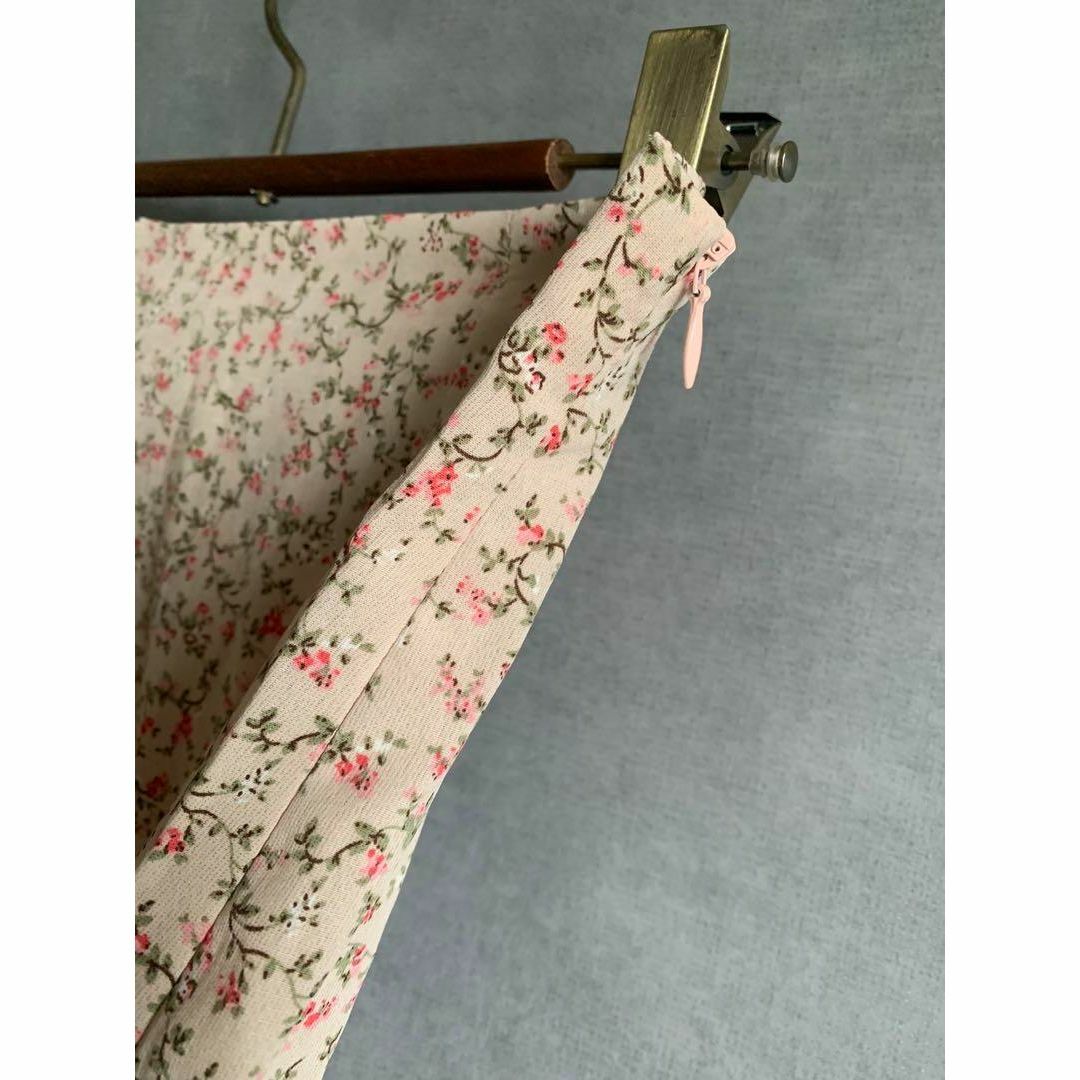 【新品未使用】LAUIR ピンク花柄ロングスカート 夏 レディースのスカート(ロングスカート)の商品写真