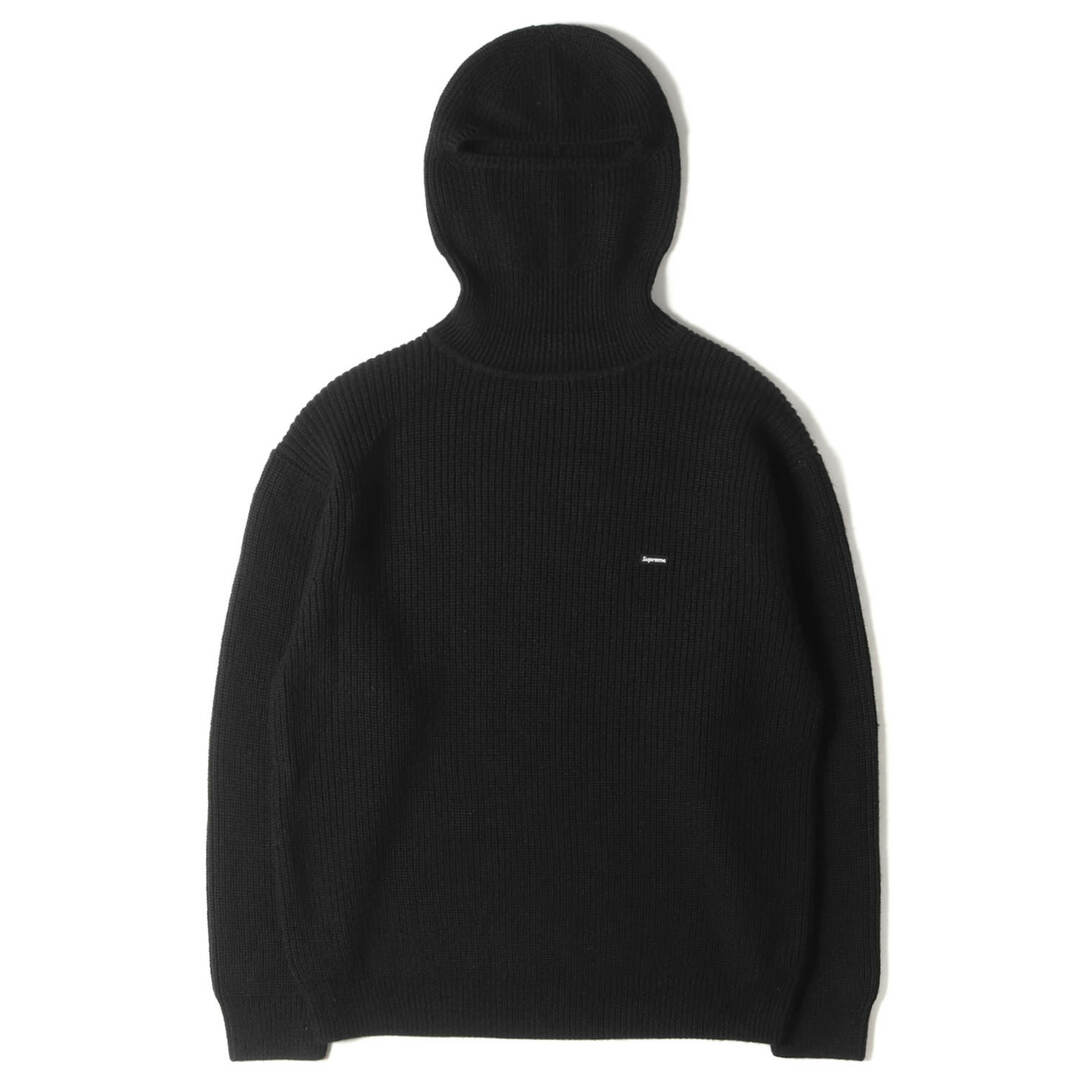 Supreme シュプリーム パーカー サイズ:L 22AW スモール BOXロゴ バラクラバ タートルネック セーター Small Box Balaclava/Turtleneck Sweater ブラック 黒 トップス カットソー シンプル カジュアル ストリート ブランド 【メンズ】【美品】メンズ