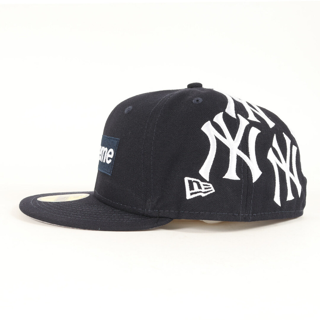 Supreme シュプリーム キャップ サイズ:7 5/8(60.6cm) 21AW NEW ERA New York Yankees MLB ボックスロゴ ベースボール キャップ Box Logo New Era ネイビー 紺 ニューエラ ニューヨーク ヤンキース 帽子 コラボ【メンズ】