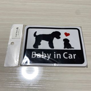 Baby in car 車用マグネットステッカー 新品未使用(車外アクセサリ)