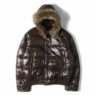 モンクレール MONCLER ダウンジャケット ブルゾン 茶系 1 ■GY18