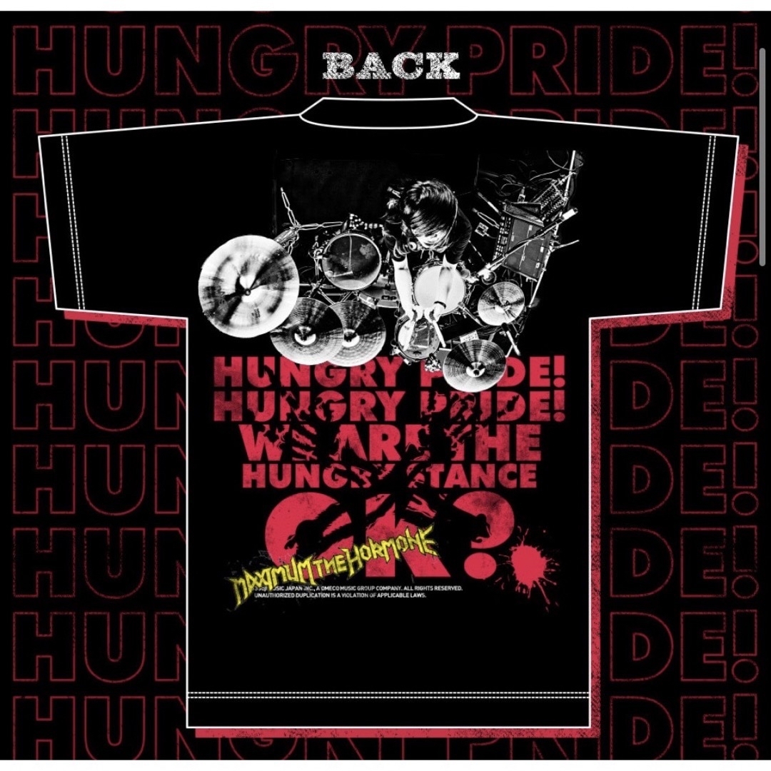 マキシマムザホルモン ハングリープライドTシャツ サイズXL