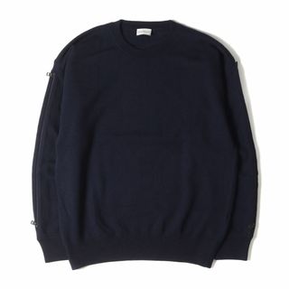 MONCLER モンクレール 20AW GIROCOLLO TRICOT クルーネック 総柄ニット長袖セーター レッド/ブラック F20919C73850