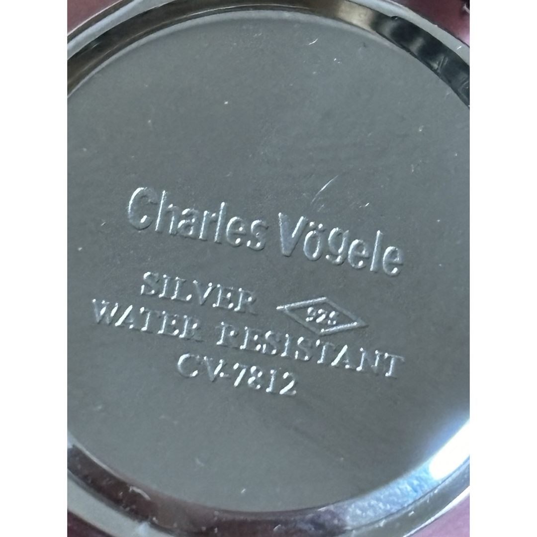 Charles Vogele(シャルルホーゲル)の新品 Charles Vogele 純銀 レディースウォッチ 電池新品交換済 レディースのファッション小物(腕時計)の商品写真
