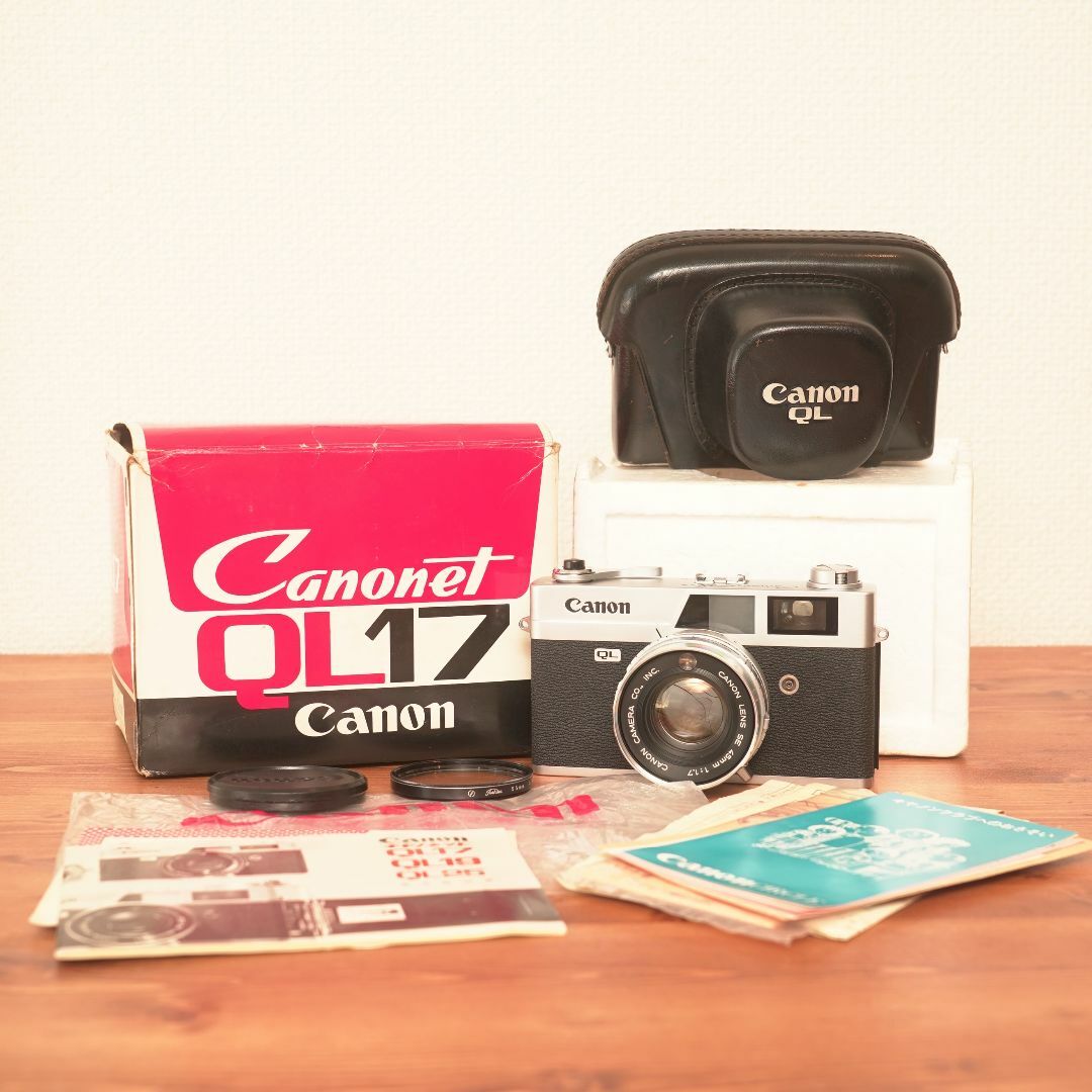 完動品◎CANON キャノネットQL17 フィルムカメラ 箱付き #88