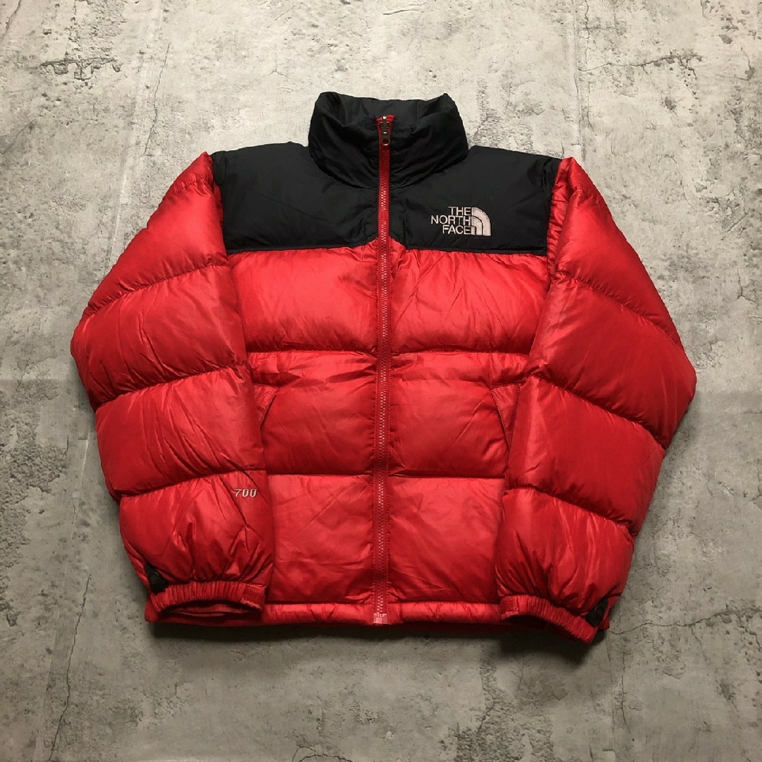 THE NORTH FACE - ザノースフェイス ダウンジャケット レッド メンズXS