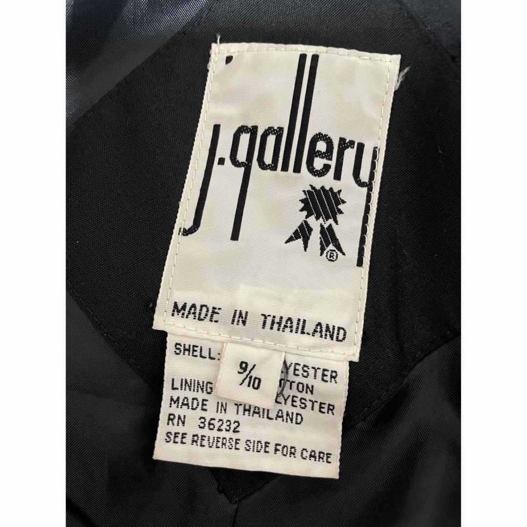 古着 ブラック トレンチコート レディースのジャケット/アウター(トレンチコート)の商品写真