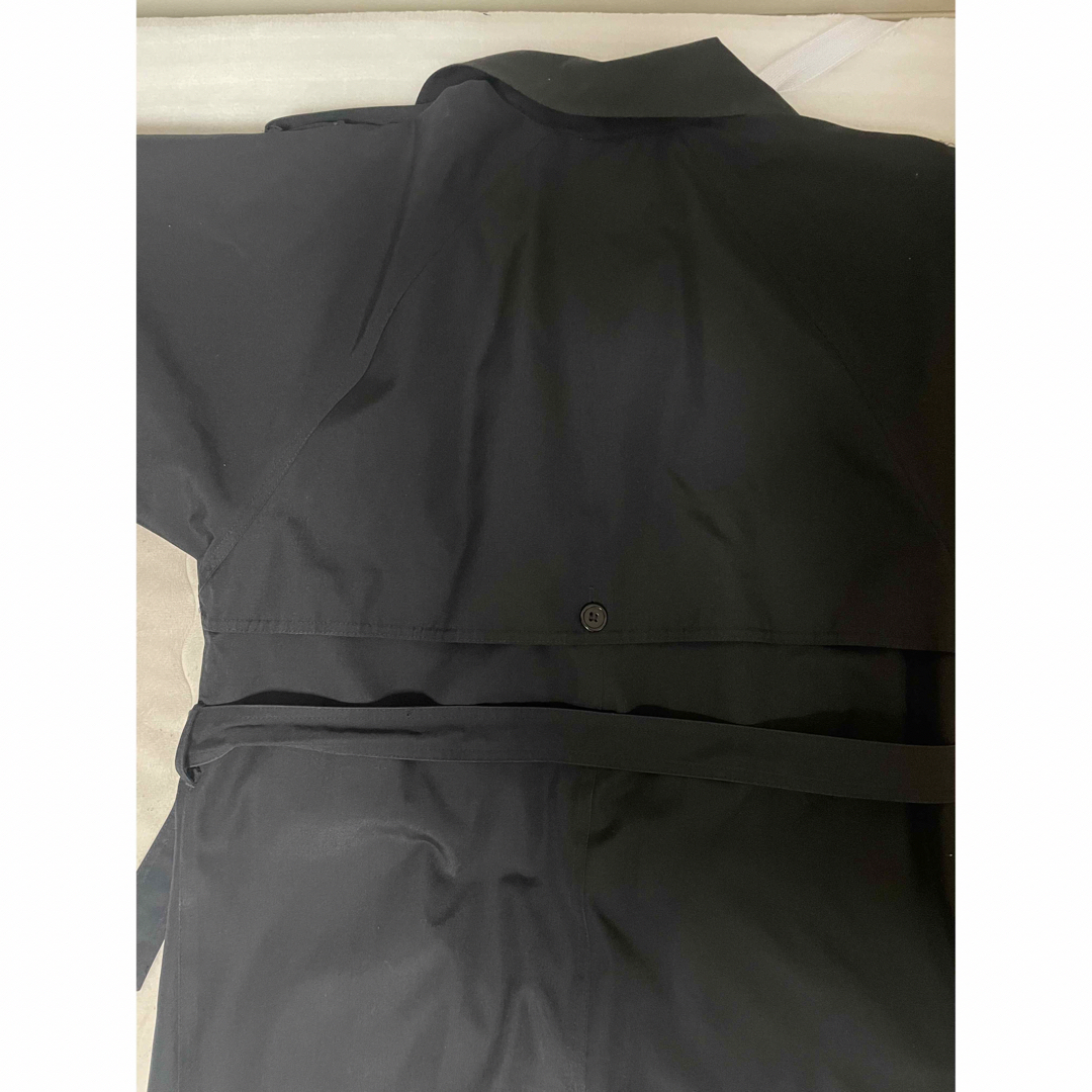 古着 ブラック トレンチコート レディースのジャケット/アウター(トレンチコート)の商品写真