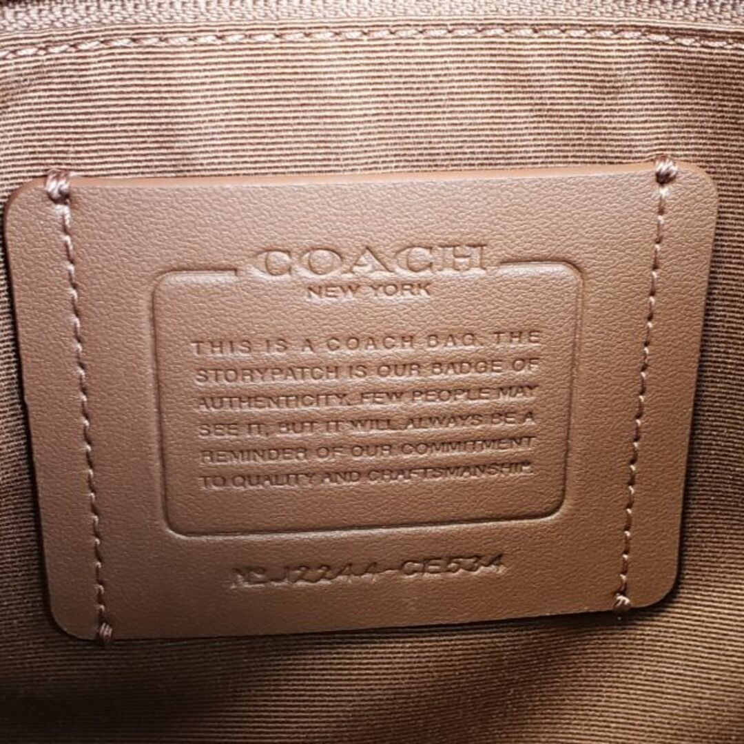 COACH - 未使用 コーチ ☆ シグネチャー柄 レザー コンビ COACH - 未使用 コーチ ☆ シグネチャー柄 レザー コンビ