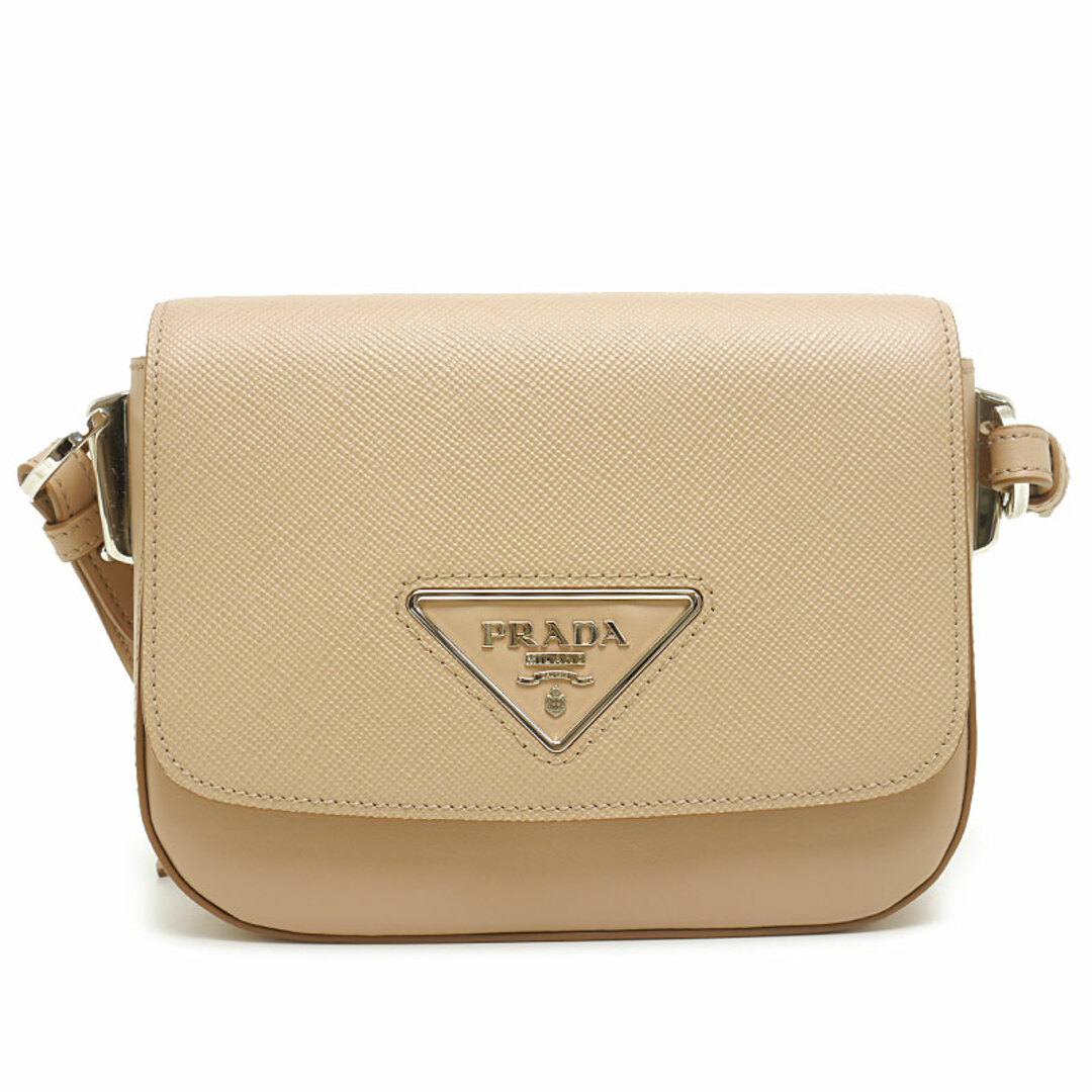 PRADA - プラダ アイデンティティ ショルダーバッグ 1BD249 ベージュ