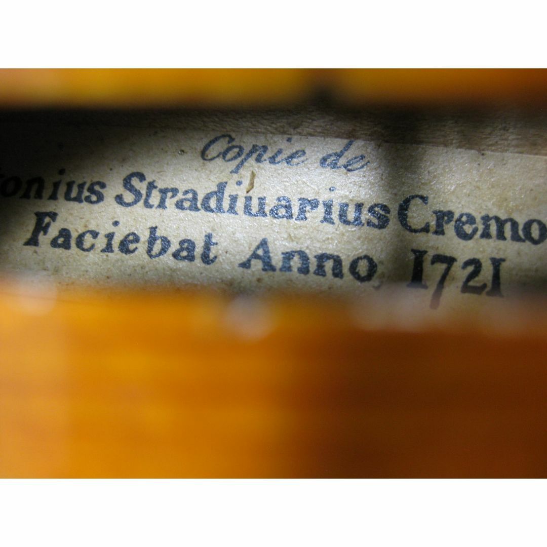 【フランス製 3/4】 ストラディバリウス ラベル ca.1900 バイオリン