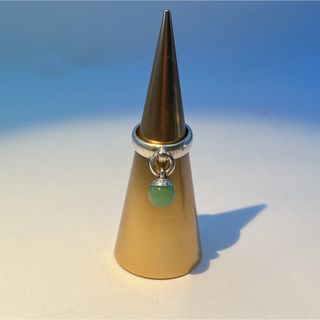 94 ティファニー ボールリング タングル 翡翠 ターコイズ リング 10号